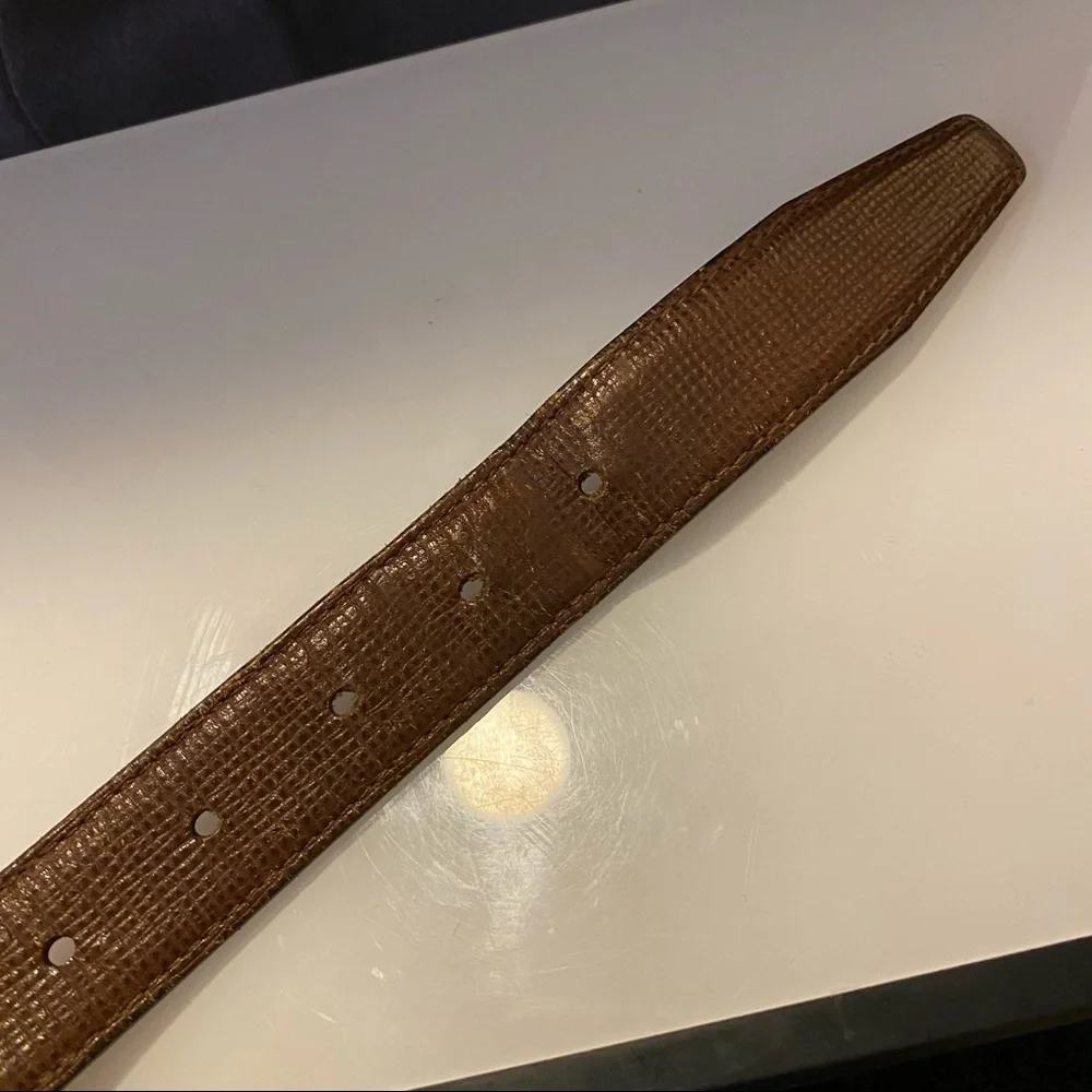 Vintage‎ Coach brown leather belt